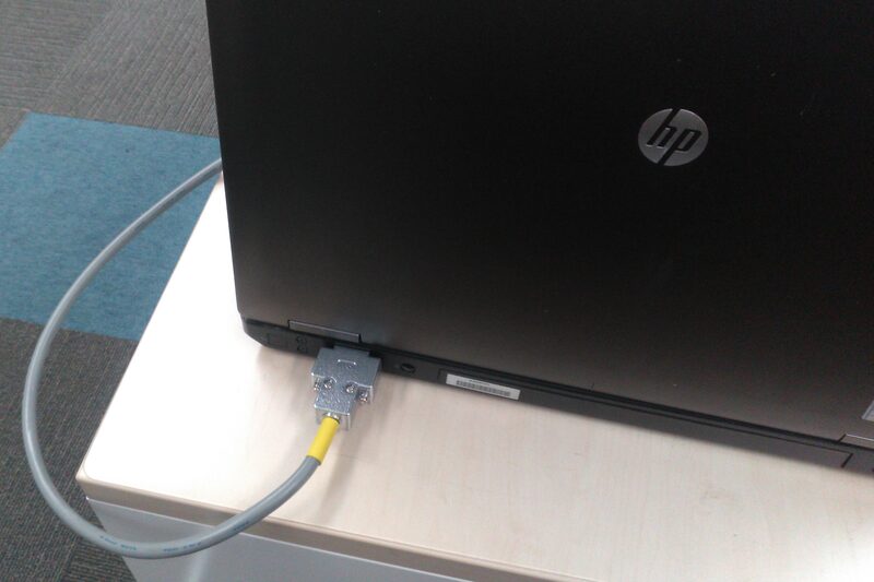 パソコンとNC機を直接接続